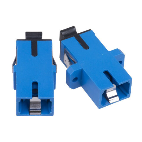 SC Simplex Adapter with Internal Shutter